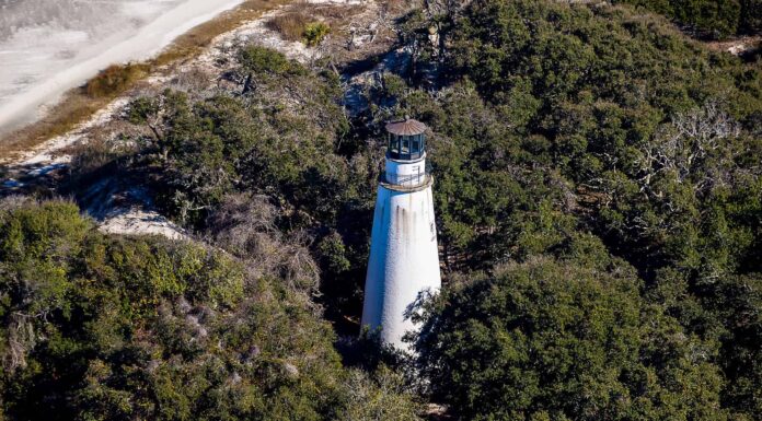 Tybee Island, Lighthouse, American Flag, Photography, USA
