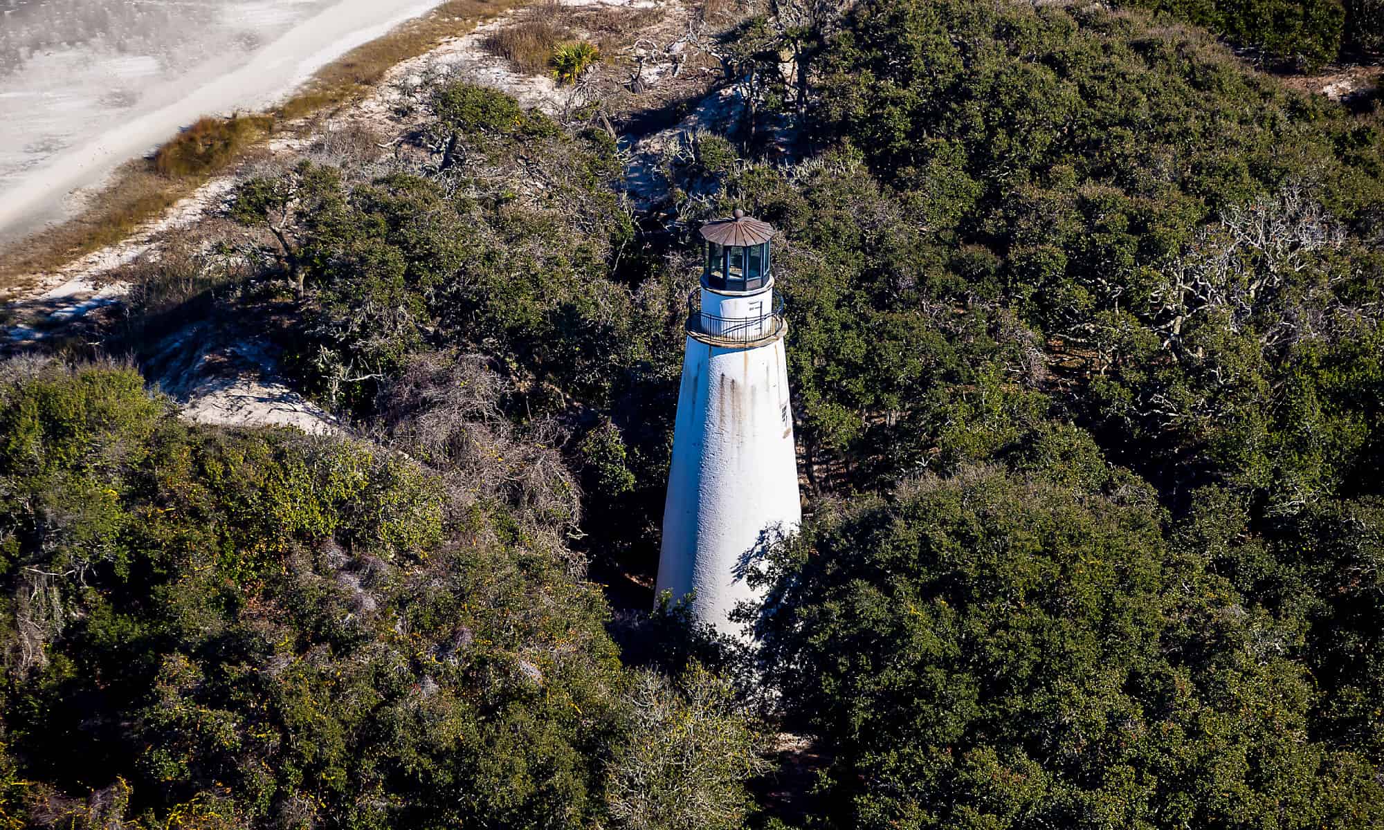 Tybee Island, Lighthouse, American Flag, Photography, USA