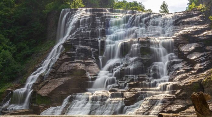 Letchworth State Park Upper & Middle Falls New York