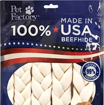 Pelle bovina per animali da compagnia |  Il cane mastica