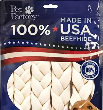Pelle bovina per animali da compagnia |  Il cane mastica