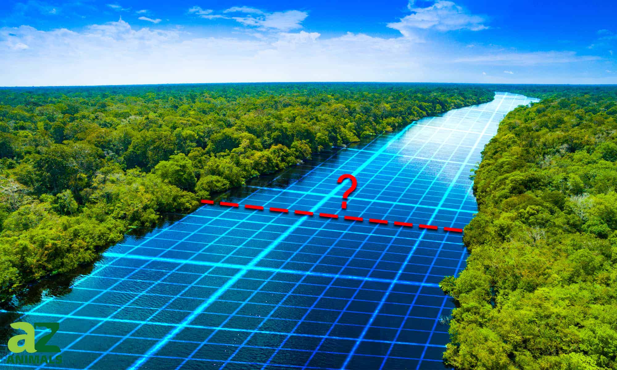 Scopri il punto più largo del fiume Mississippi