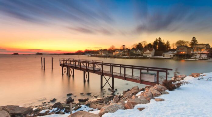 first snow in connecticut