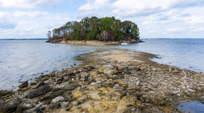Sam Rayburn reservoir in Texas