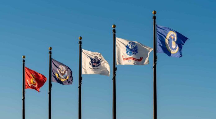 Vedi le diverse bandiere militari degli Stati Uniti
