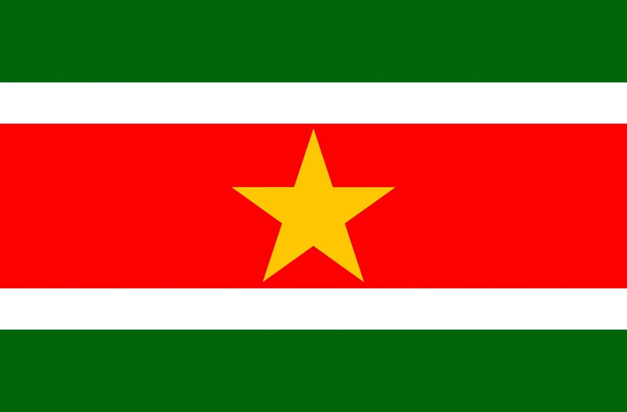 La bandiera del Suriname: storia, significato e simbolismo