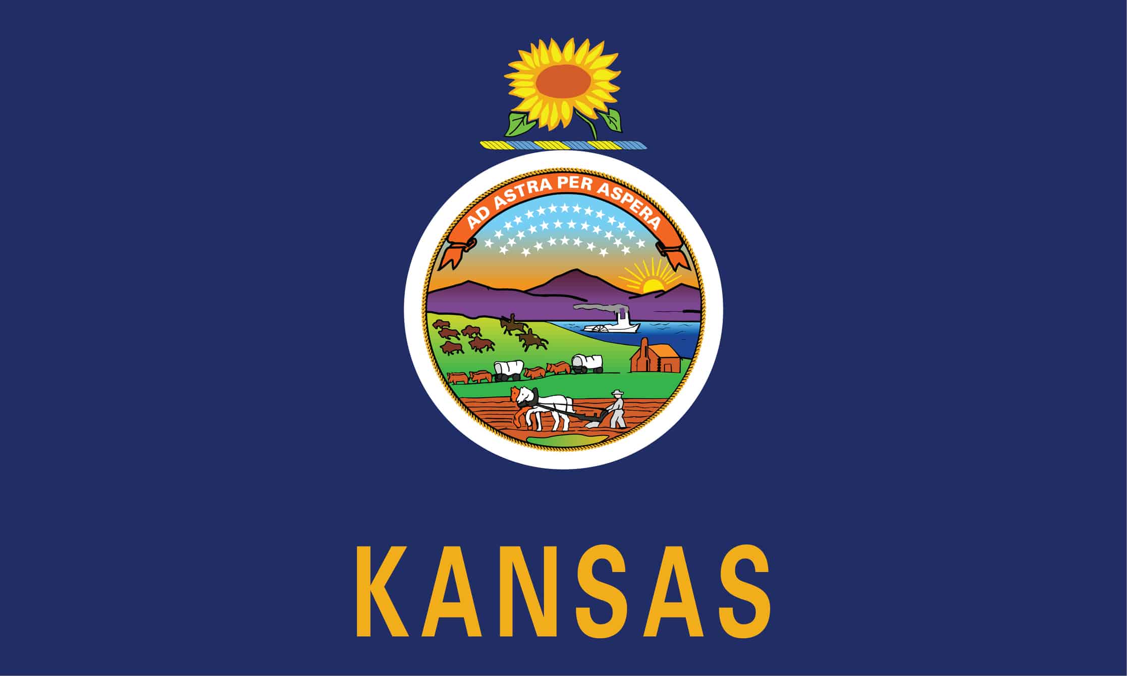La bandiera del Kansas: storia, significato e simbolismo