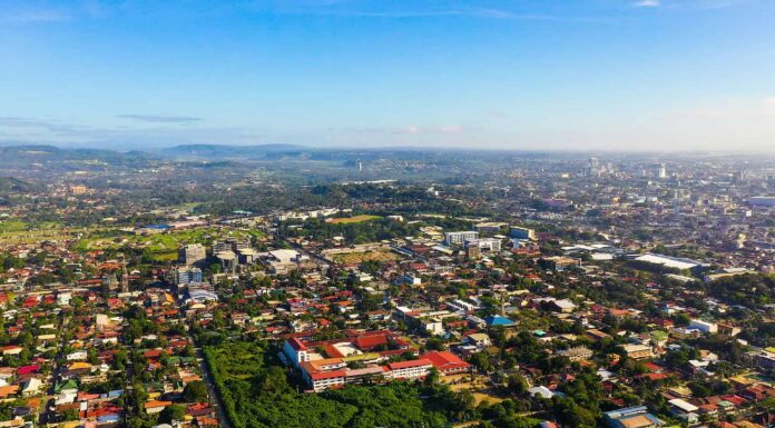 Davao City, Philippines, Above, Aerial View, Architecture