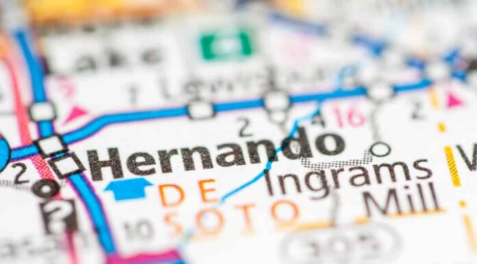 Hernando.  Mississippi.  Stati Uniti d'America