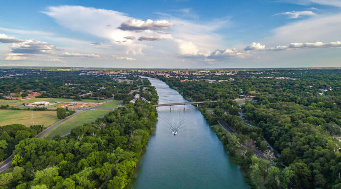 Brazos fiume Texas