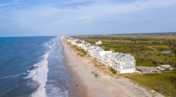 North North Carolina spiaggia topsail