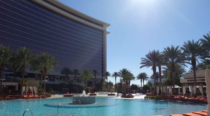 Piscina di rocce rosse a Las Vegas