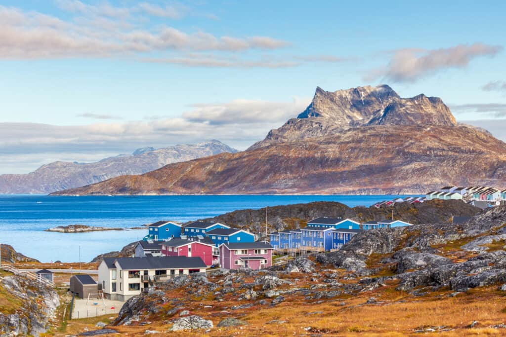 Case Inuit a Nuuk, Groenlandia