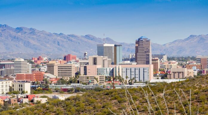 Orizzonte di Tuscon Arizona