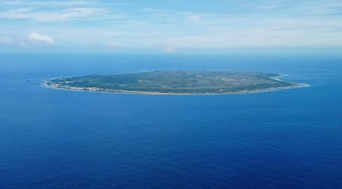 Nauru - 3° paese più piccolo del mondo, veduta aerea