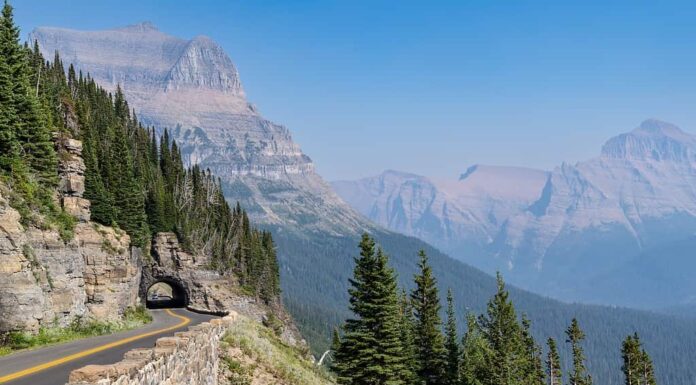 Andando a Sun Road, nel Montana