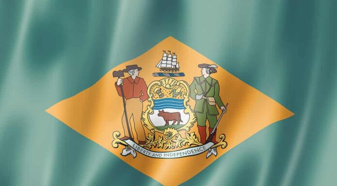 Bandiera del Delaware, Stati Uniti
