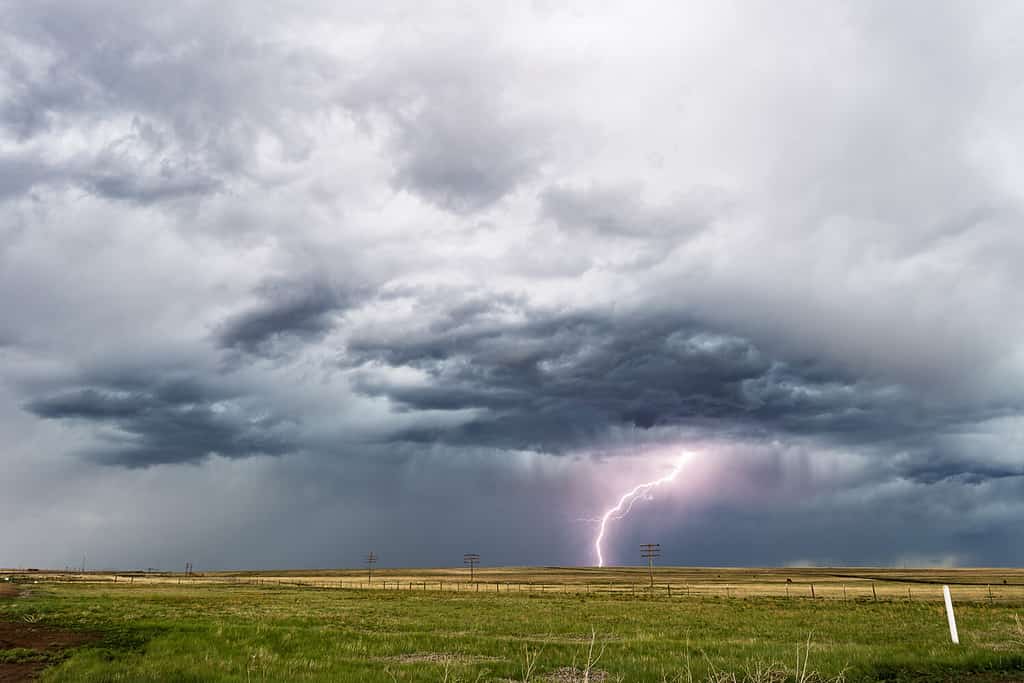 Temporale estivo con fulmini