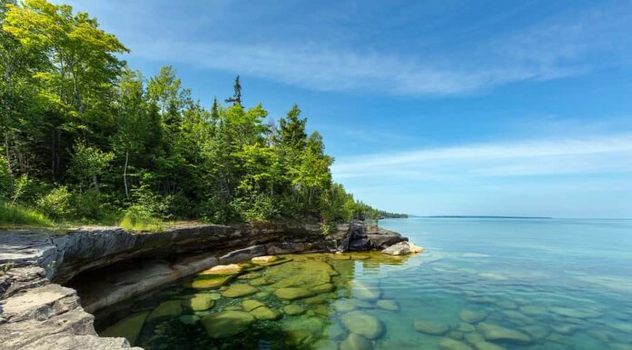 Paradise Cove sul Lago Superiore, Michigan