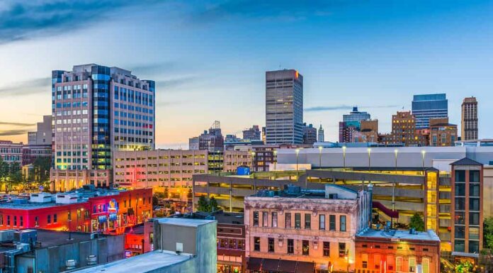 Orizzonte di Memphis, Tennessee