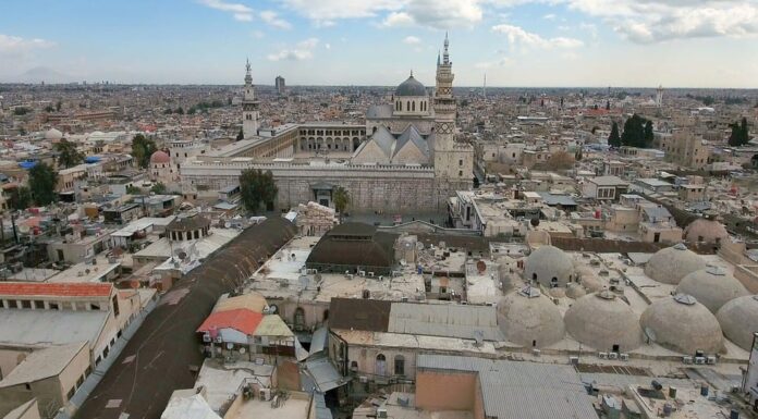 la città di Damasco in Siria