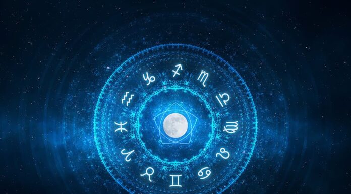 Sfondo di segni zodiacali