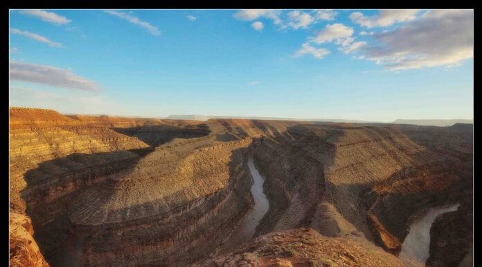 Parco statale Gooseneck lungo il fiume San Juan