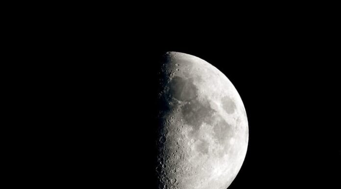 Sfondo Mezza Luna / Mezza Luna si riferisce alle due fasi lunari comunemente conosciute come primo quarto e ultimo quarto