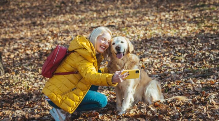 Serie Dog Park - Selfie con cane