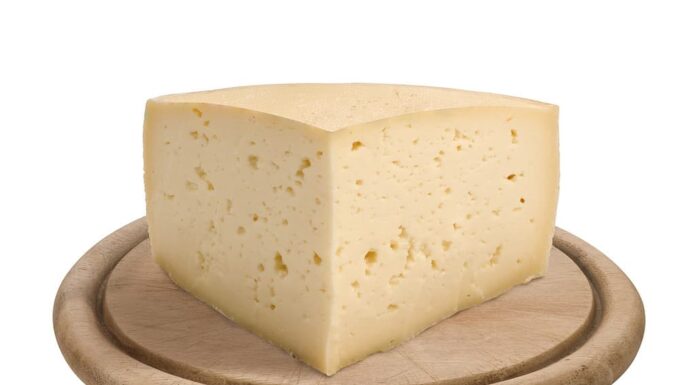 pezzo di formaggio Asiago