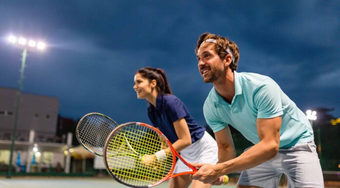 Tennis, Giocare, Coppia - Relazione, Maschi, Adulto