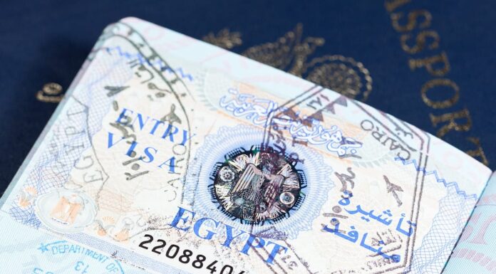 Timbri di visto sul passaporto degli Stati Uniti