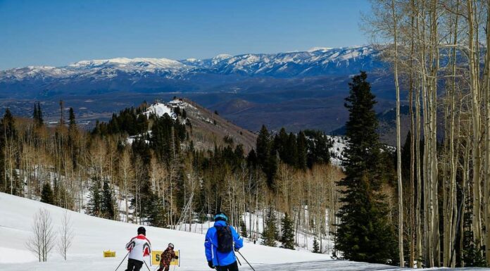 Area sciistica di Park City Canyon nello Utah