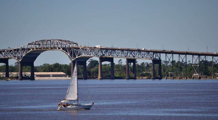 Ponte sul lago Charles I-10 Louisiana