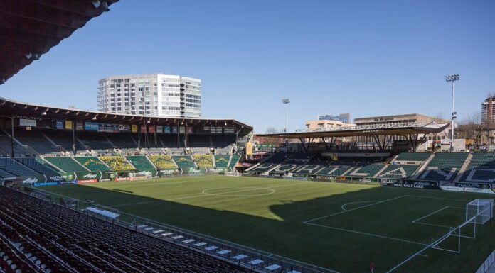 Stadio del Providence Park a Portland, Oregon.