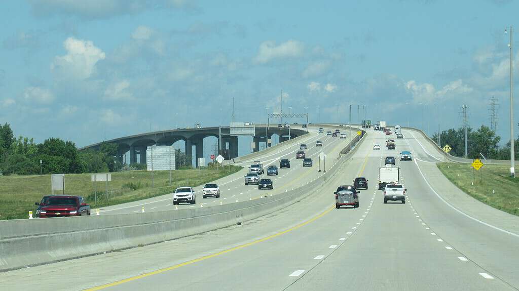 Ponte Zilwaukee nel Michigan