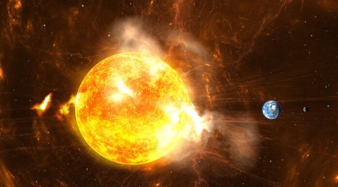 Brillamenti solari giganti.  Il sole produce supertempeste e massicce esplosioni di radiazioni