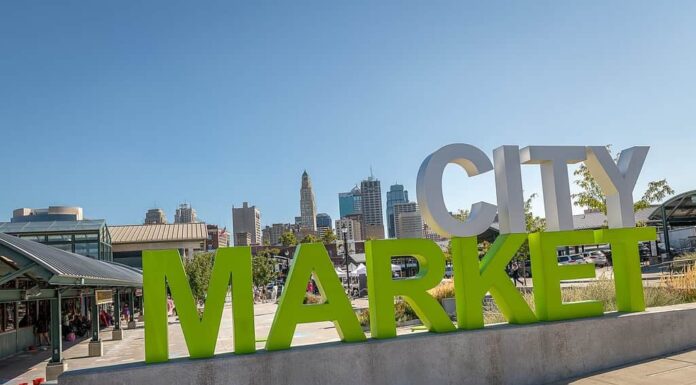 La mattina presto dal mercato cittadino di Kansas City