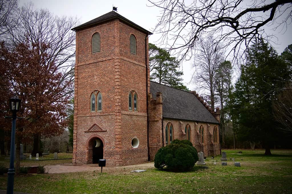Chiesa e cimitero di San Luca a Smithfield Virginia
