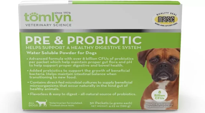 Integratore digestivo in polvere Tomlyn Pre e Probiotico