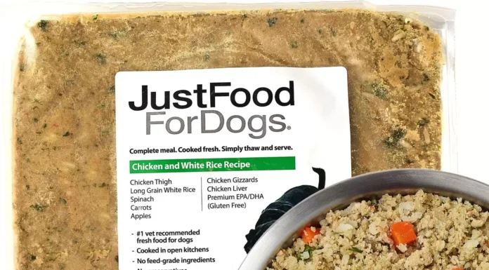 JustFoodForDogs Cibo fresco congelato per cani