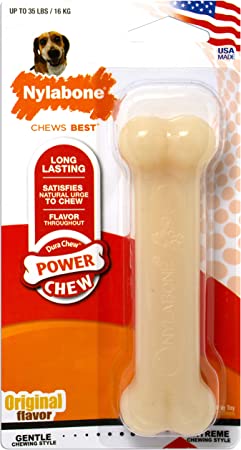 Nylabone Power Chew Dog Bones per masticatori aggressivi Giocattoli da masticare resistenti per cani