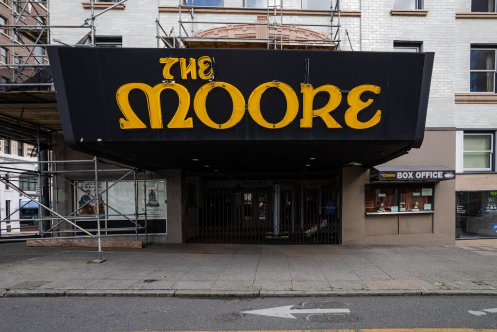 Il Moore Theatre, un teatro infestato a Seattle