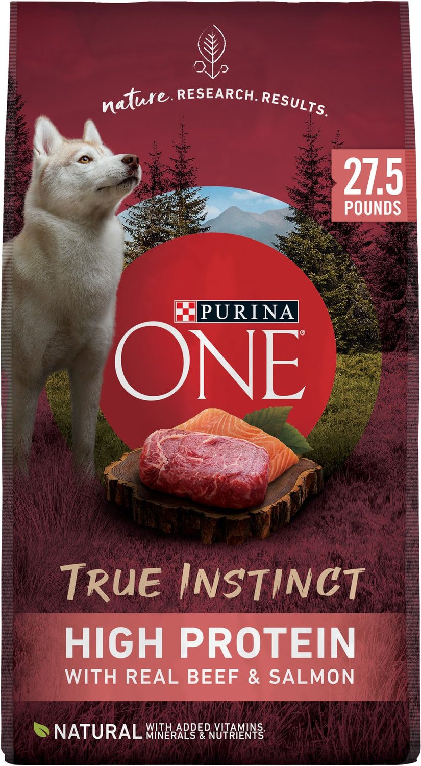 Purina ONE SmartBlend True Instinct Alimento secco per cani adulto naturale ad alto contenuto proteico