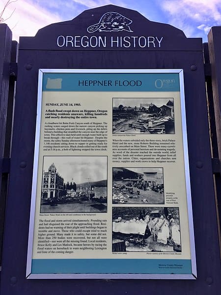 Memoriale dell'inondazione di Heppner del 1903