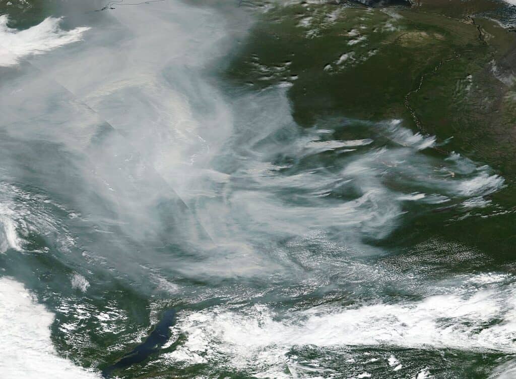 Incendi in Siberia il 29 luglio 2021