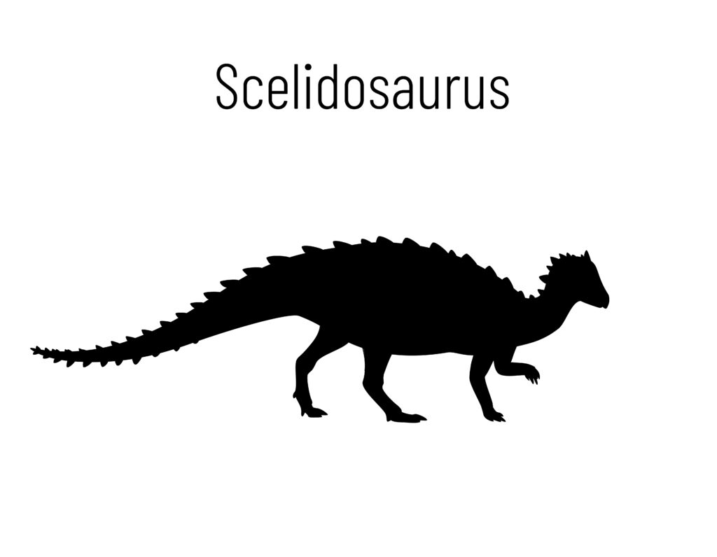 Il dinosauro Scelidosaurus aveva spesse placche ossee lungo la schiena per proteggersi dai predatori