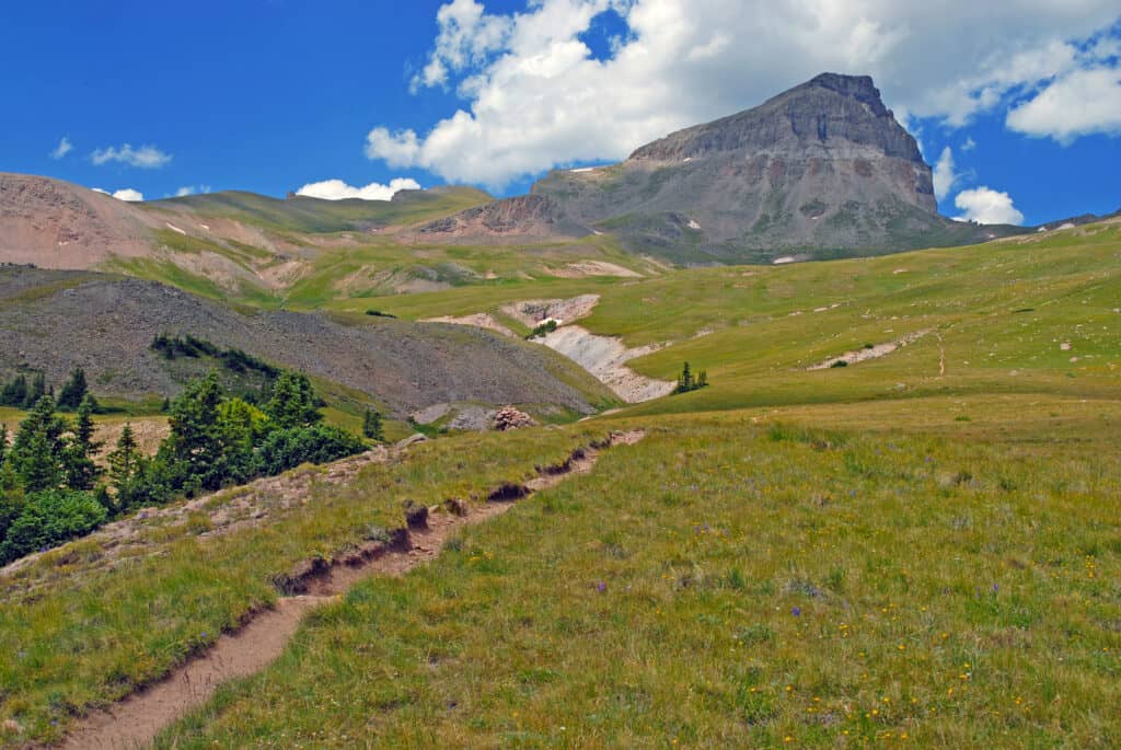 Uncompahgre Peak, parte delle Montagne Rocciose del Colorado