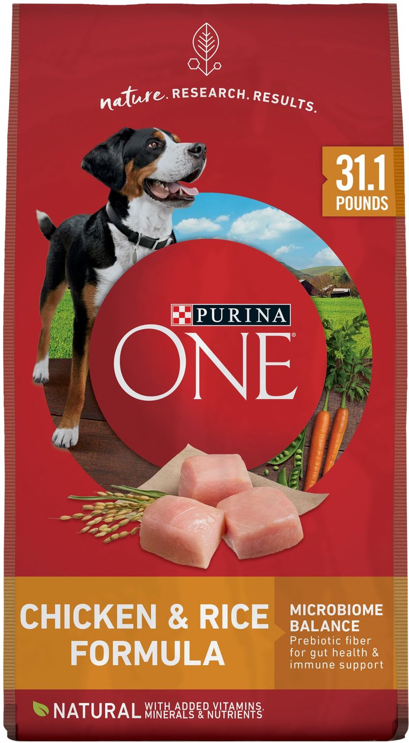 Purina ONE Natural SmartBlend Cibo secco per cani con pollo e riso