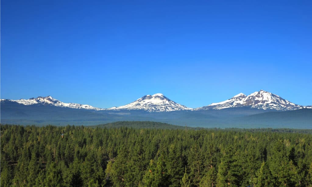 Montagne delle Tre Sorelle in Oregon, Stati Uniti